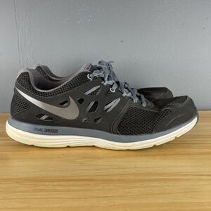 Nike Mens Dual Fusion Lițe Running Shoes Black Blue 603265-002 Low Top Mesh 10.5